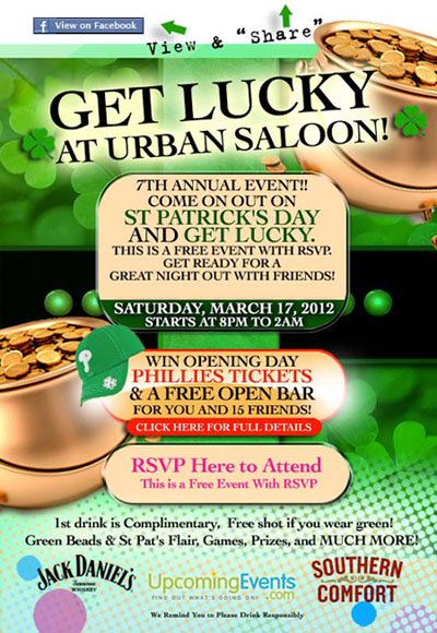 Get Lucky at Urban Saloon! Get Lucky at Urban Saloon!