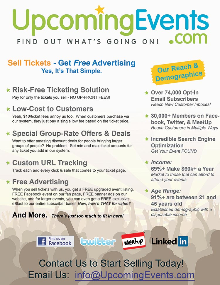 Sell Your Event Tickets Online - Online Ticketing Service & Event Registration
